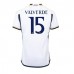 Billige Real Madrid Federico Valverde #15 Hjemmebane Fodboldtrøjer 2023-24 Kortærmet